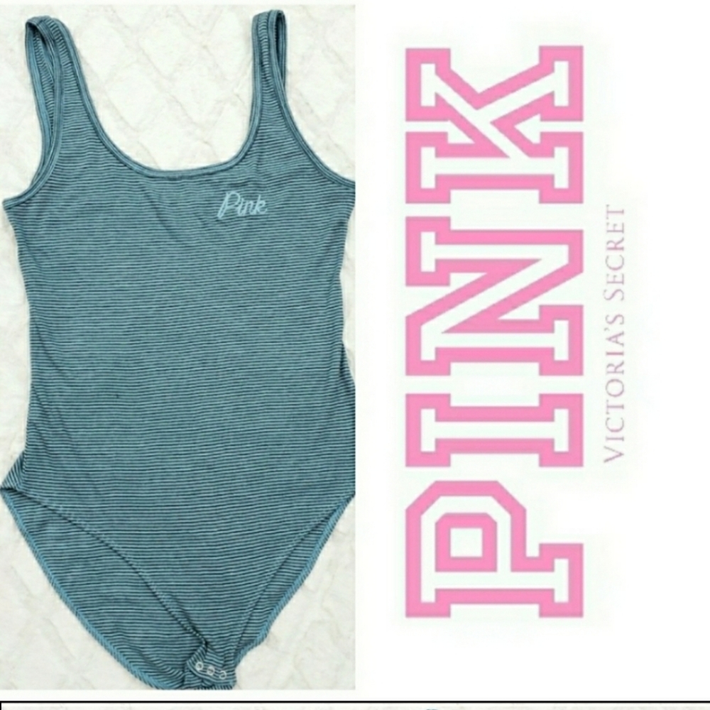 💗5 for25 Victorias Secret Striped bodysuit tank